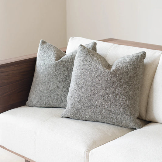 ◆アウトレット CARAMELLA Cushion 050 2個セット クルニス アッシュグレー | A0883