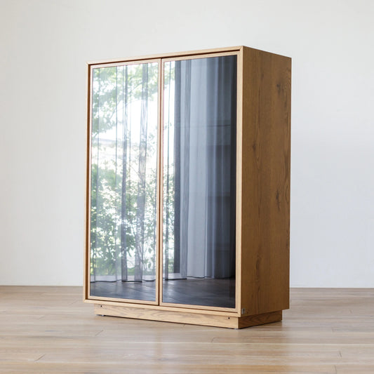 ◆アウトレット LIBERIA PLUS Low Cabinet G 086 oak brown|A0942