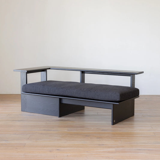 ◆アウトレット LIVELLO LD One Arm Sofa 161(R) oak black パナマ806 | A1009