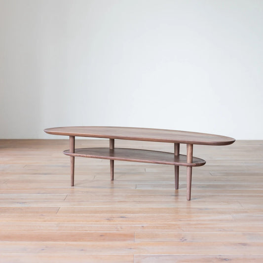 アウトレット BORDO Bean Table 126 walnut|A1115