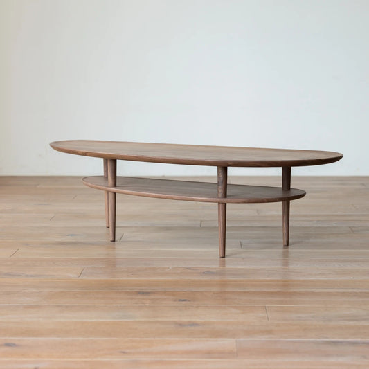 アウトレット BORDO Bean Table 126 walnut|A1118