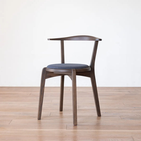 アウトレット AGILE Side Chair oak charcoal カプリスミッドナイト|A1134