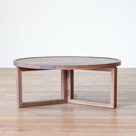 アウトレット SPAGO Circle Table 070 walnut|A1158