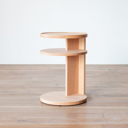 アウトレット CARAMELLA Circle Side Table 039 oak | A1159