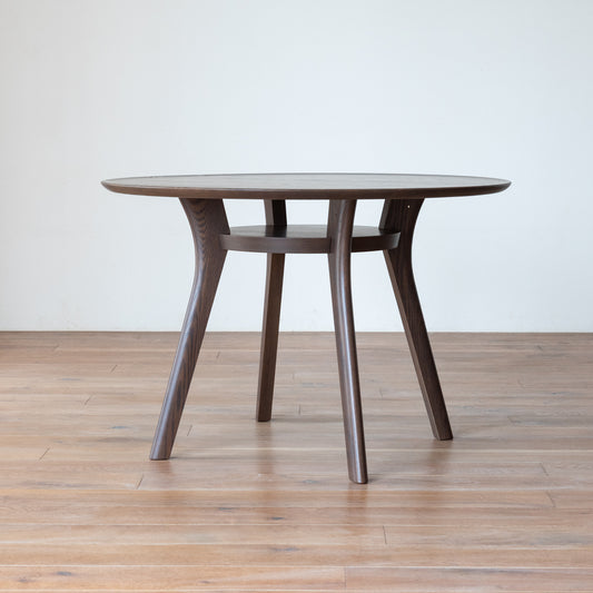 アウトレット AGILE Circle Dining Table 105 oak charcoal|A1160