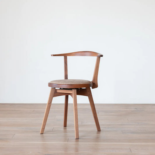 アウトレット AGILE Round Chair walnut パナマ101|A1170
