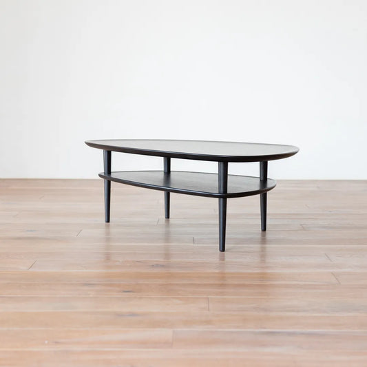 アウトレット BORDO Clam Table 105 oak black | A1176