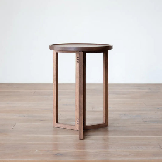 アウトレット SPAGO Circle Table 042 High walnut | A1178