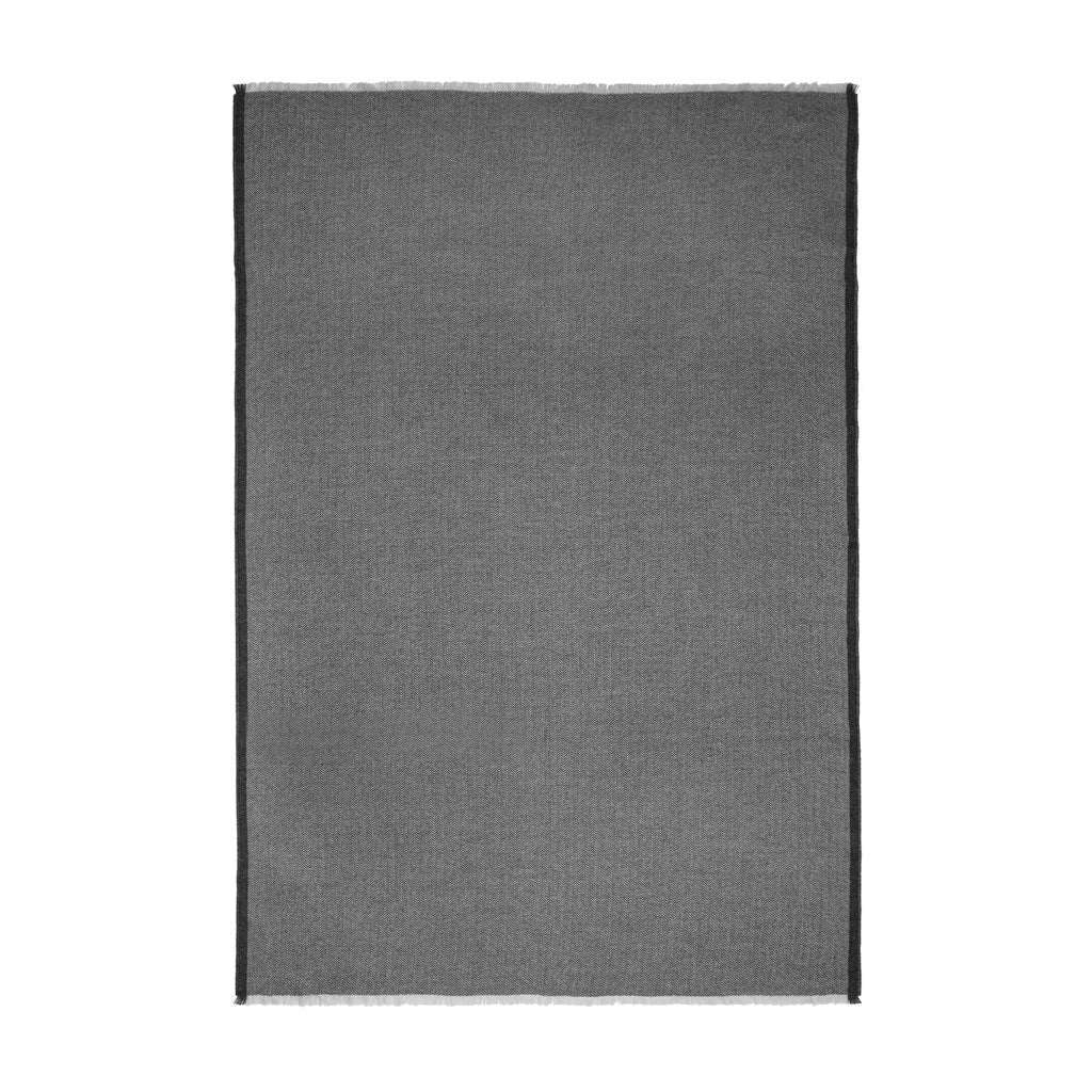 HERRINGBONE THROWS(light grey / dark grey)130×190cm|elvang