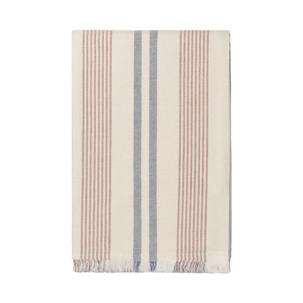 IRIS THROWS(blue / rusty red)130×215cm|elvang