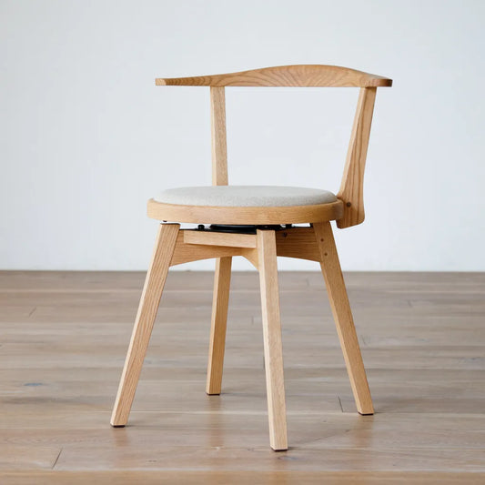 アウトレット AGILE Round Chair oak リコ シャンパン|A1103