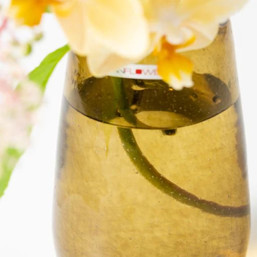 Stromboli XS D7×H16 フラワーベース(オリーブ) |Henry Dean