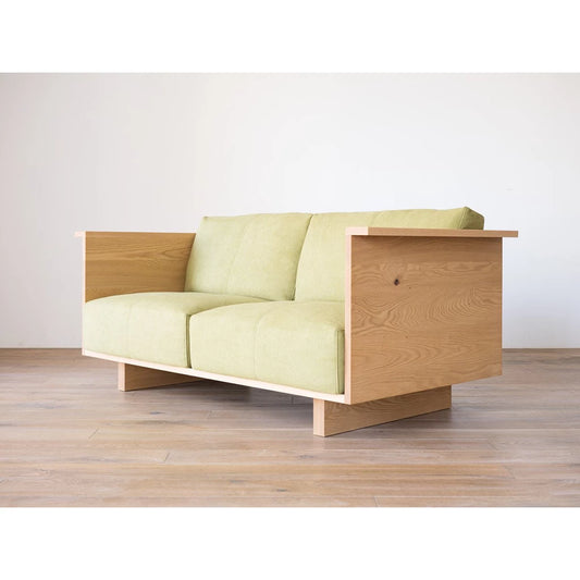 ◆アウトレット CARAMELLA High Sofa 168 oak カプリスウォーターリリー|A0671