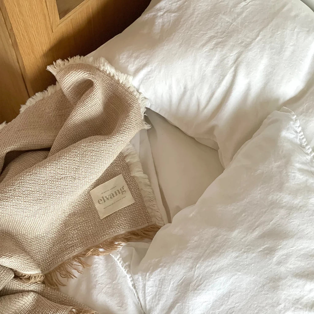 DAISY BED COVER(camel)240×220cm|elvang