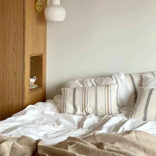 DAISY BED COVER(camel)240×220cm|elvang