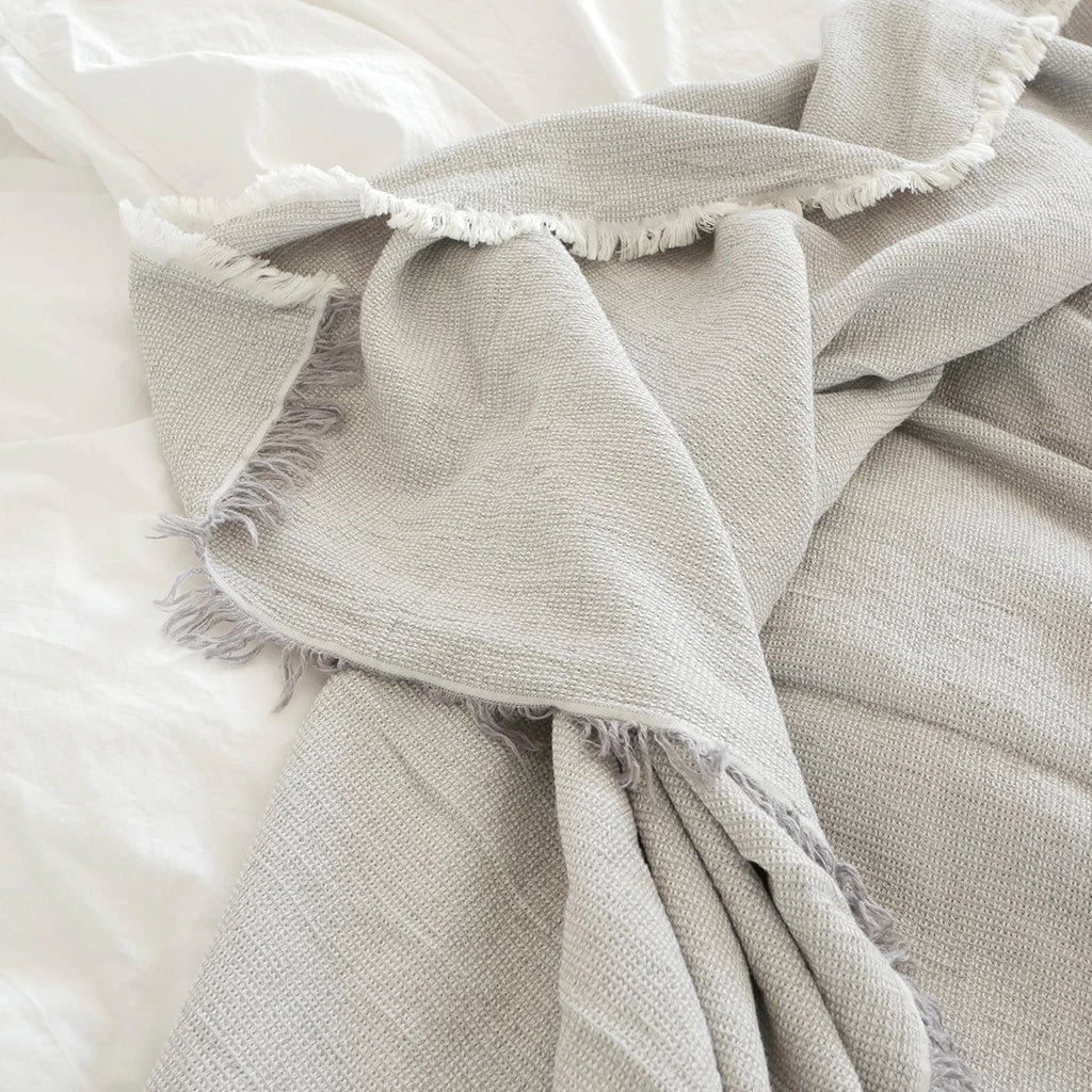 DAISY BED COVER(grey)240×220cm|elvang