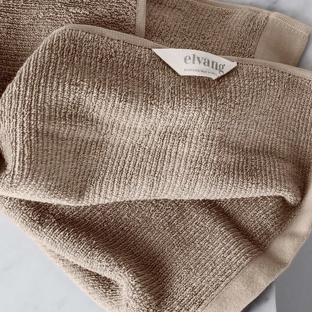 ELEGANCE HAND TOWELS(beige)50×70cm|elvang