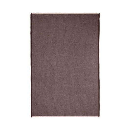 HERRINGBONE THROWS(chocolate / beige)130×190cm|elvang
