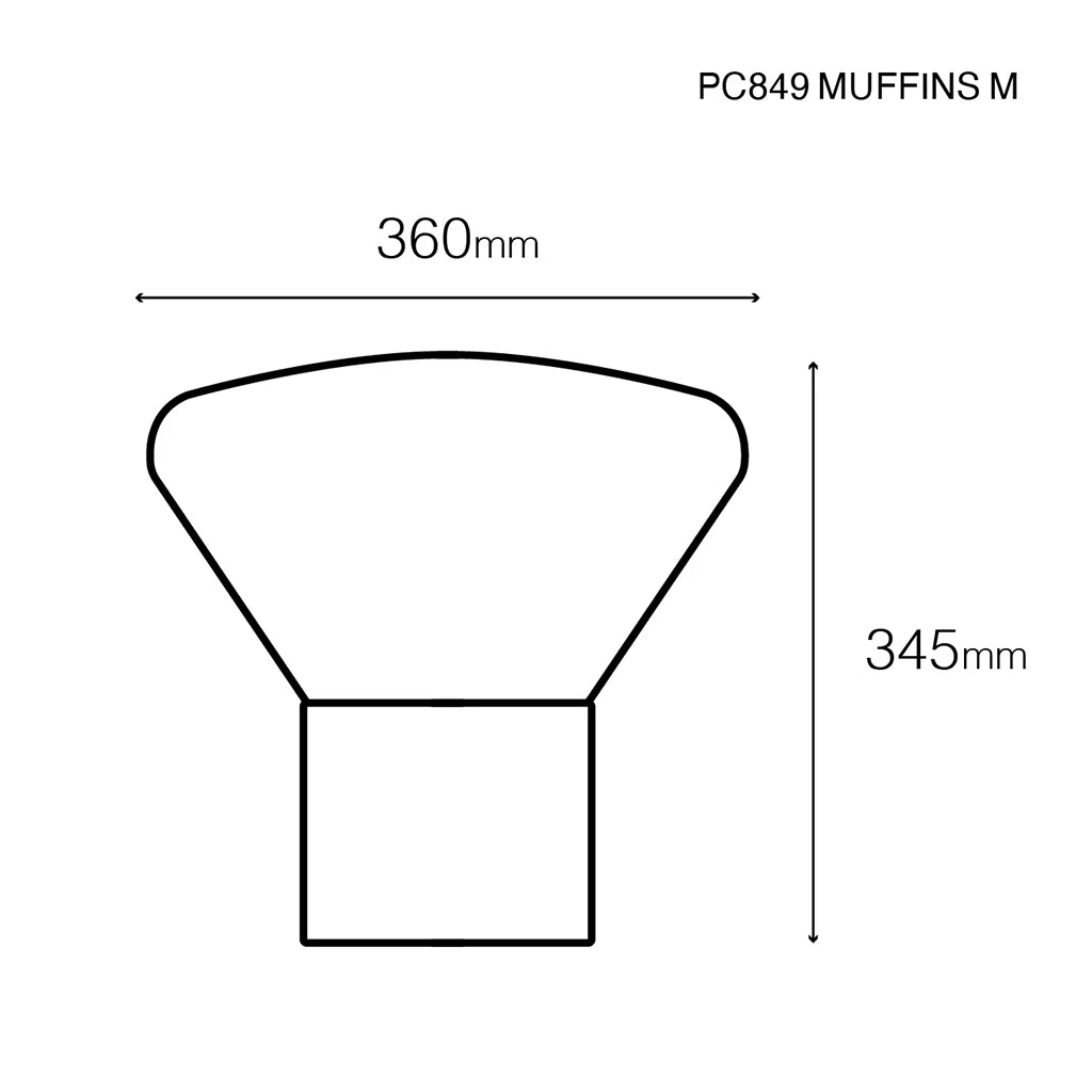 MUFFINS スタンドライト Mサイズ|BROKIS