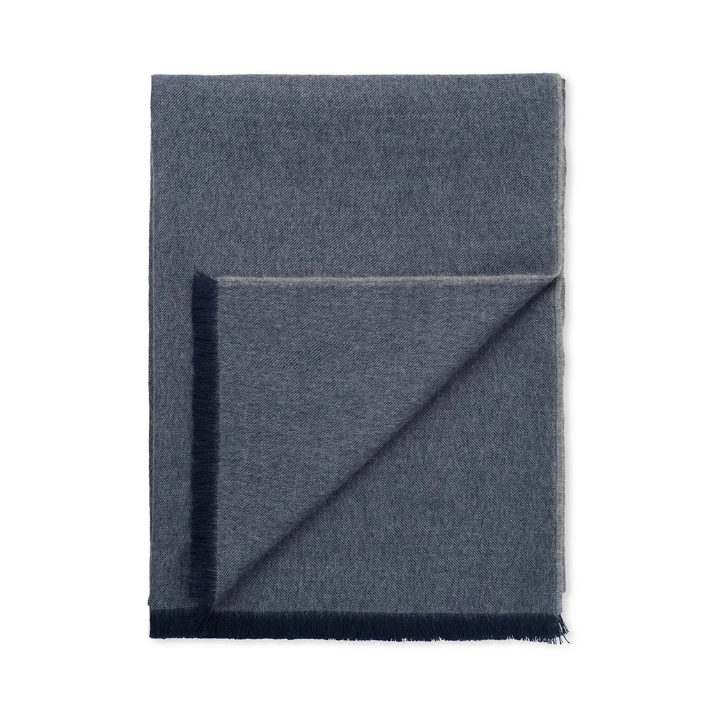 SKYFALL THROWS(dark blue)130×190cm|elvang