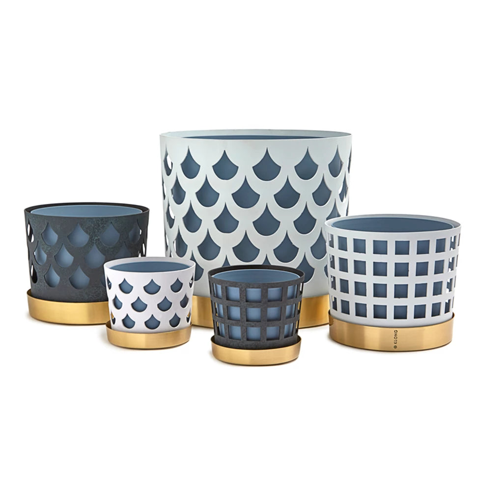 TRIO SQUARE フラワーポット Medium|KLONG