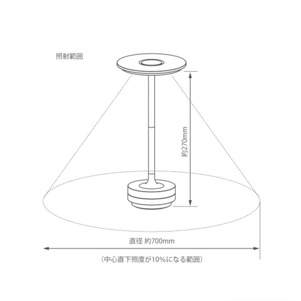TURN(Aluminum Black) タスクランプ|Ambientec