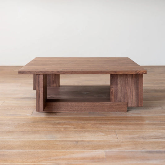 アウトレット CARAMELLA Living Table 0909 (wood) walnut｜A0742