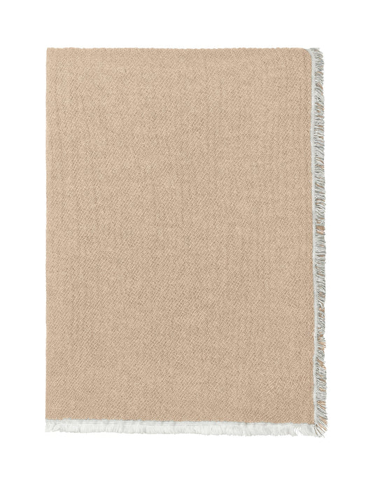 THYME THROWS（beige）130×180cm｜elvang