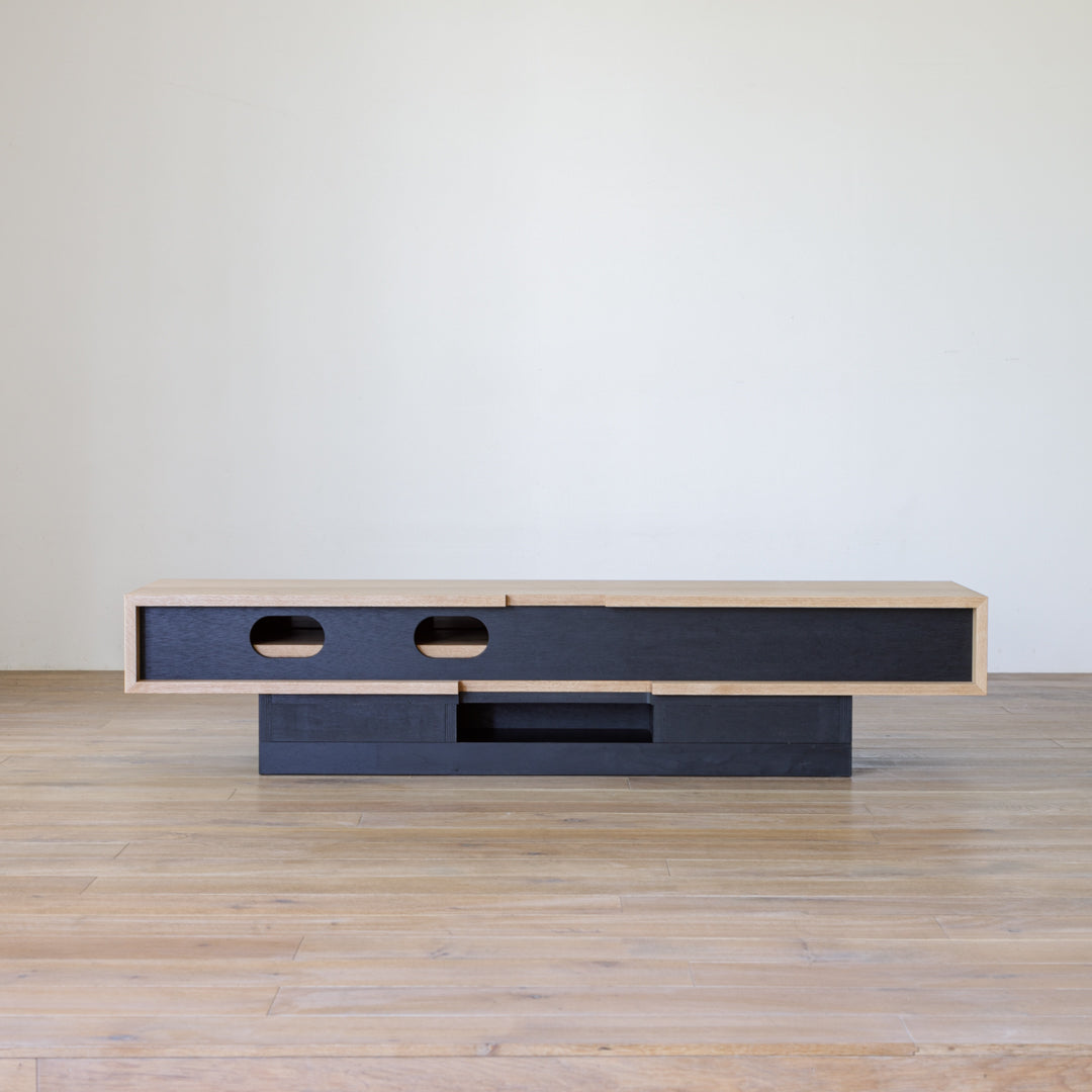 【送料無料】Kaleido TV borad XANDER DESIGNS】JULIE TV BOARD 1600 poplar / white oak ※送料無料