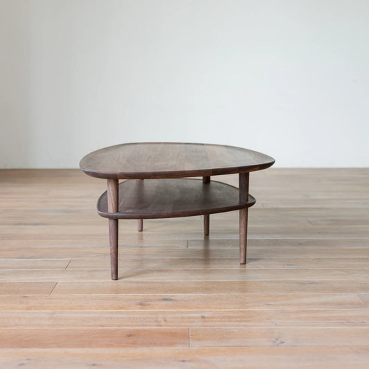 アウトレット BORDO Clam Table 105 walnut | A1116