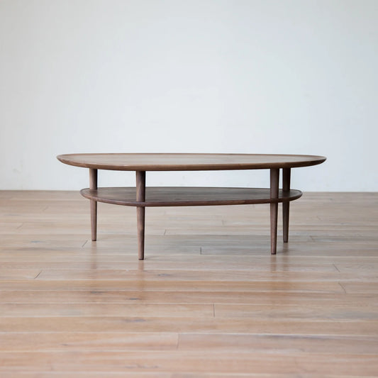 アウトレット BORDO Clam Table 105 walnut | A1119