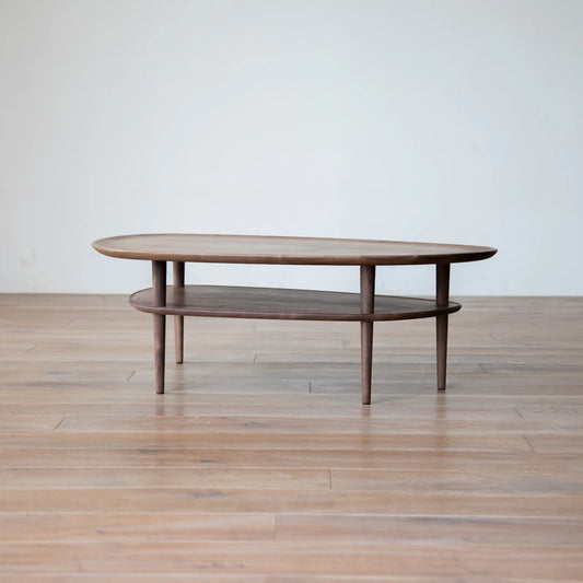 アウトレット BORDO Clam Table 105 walnut | A1119