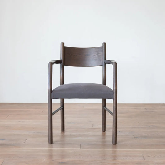 アウトレット UNICA Arm Chair oak  charcoal フレスコ スモーク｜A1139