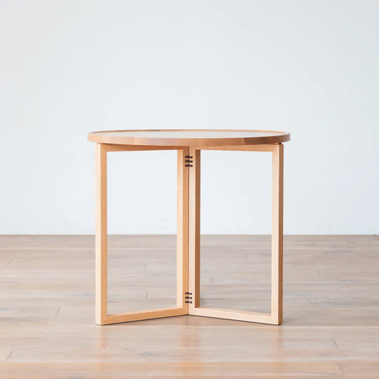 アウトレット SPAGO Circle Table 070 High oak | A1153