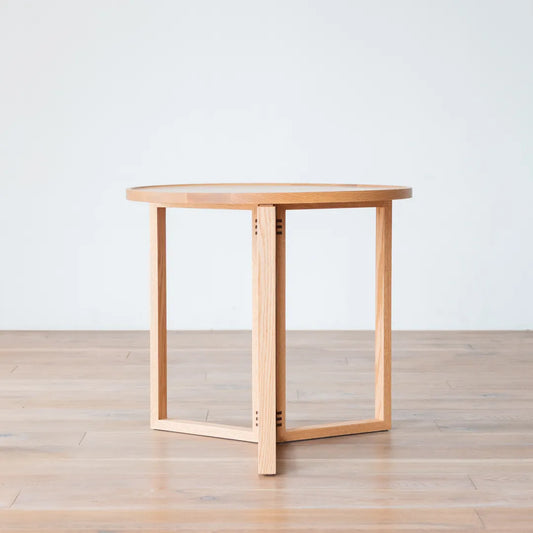 アウトレット SPAGO Circle Table 070 High oak | A1153