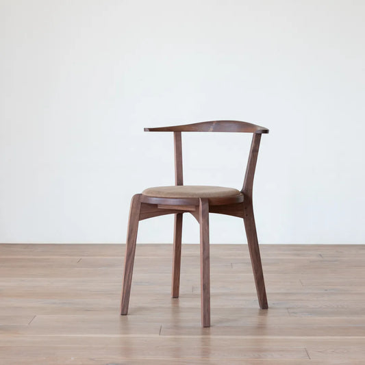 アウトレット AGILE Side Chair walnut カプリストラッフル｜A1167
