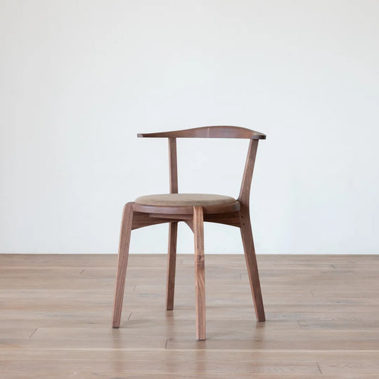アウトレット AGILE Side Chair walnut カプリストラッフル｜A1168