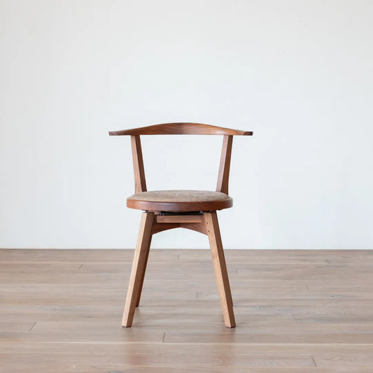 アウトレット AGILE Round Chair walnut パナマ101｜A1170