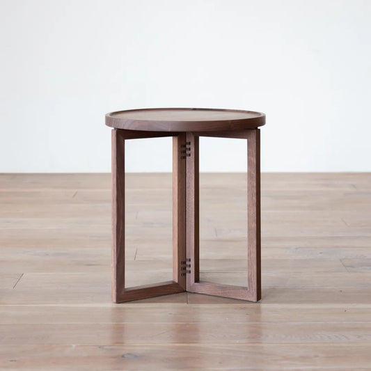 アウトレット SPAGO Circle Table 042 Low walnut | A1177