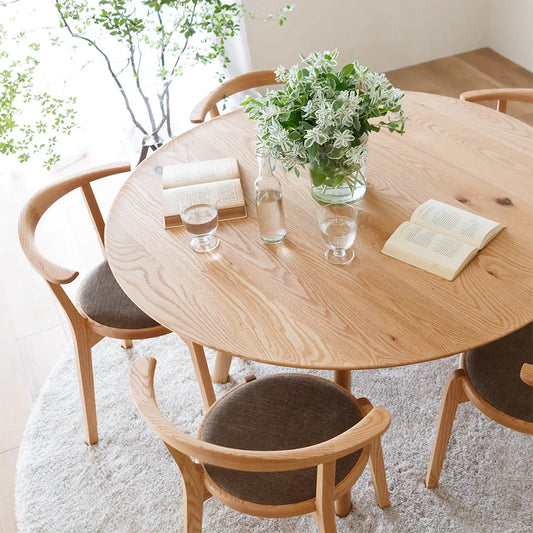 数量限定：AGILE Circle Dining Table 119 オーク材（長期保管パーツ使用新規製作）