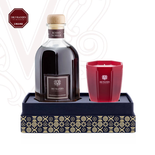ROSSO NOBILE 250ml ｄiffuser + 80g candle 限定 GIFT BOX｜DR.VRANJES