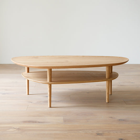 数量限定：BORDO Clam Table オーク材（長期保管パーツ使用新規製作）