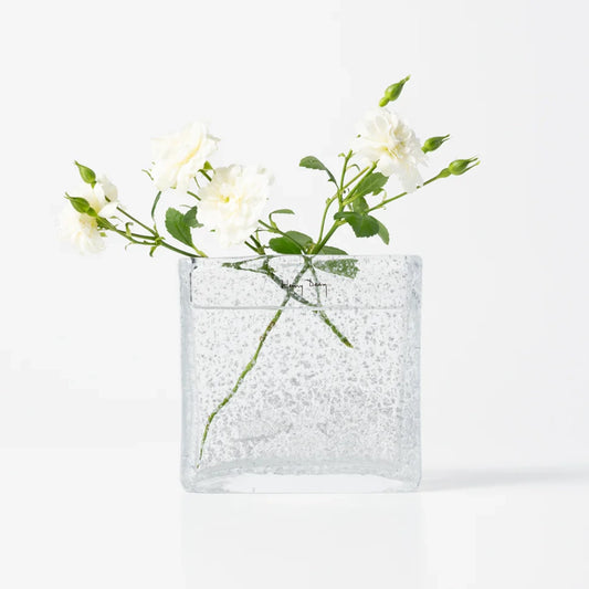 Square XS H12cm フラワーベース（シルバー） ｜Henry Dean