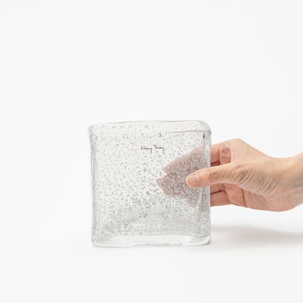 Square XS H12cm フラワーベース（シルバー） ｜Henry Dean