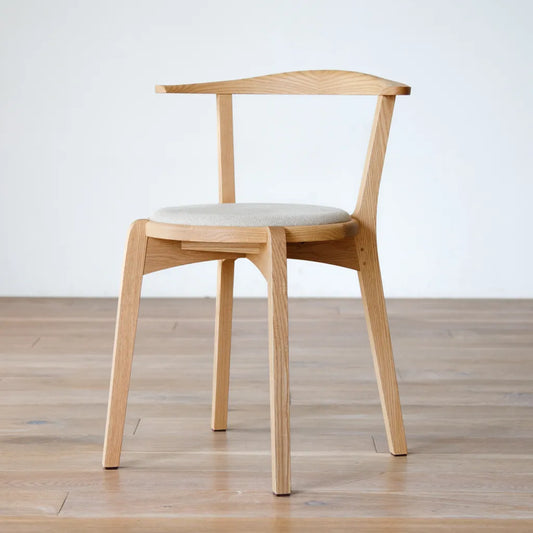 アウトレット AGILE Side Chair oak リコ シャンパン｜A1100