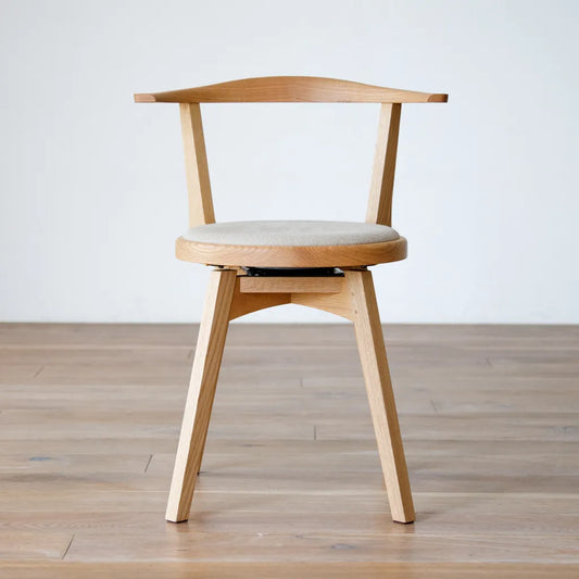 アウトレット AGILE Round Chair oak リコ シャンパン｜A1102
