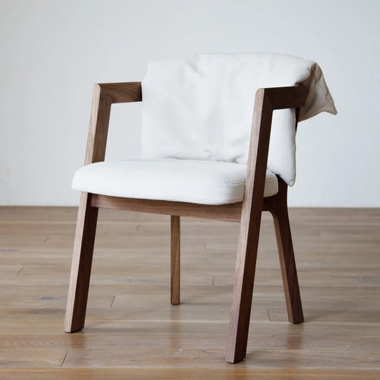 アウトレット SOLIDO Arm Chair walnut カプリスヘンプ｜A1107