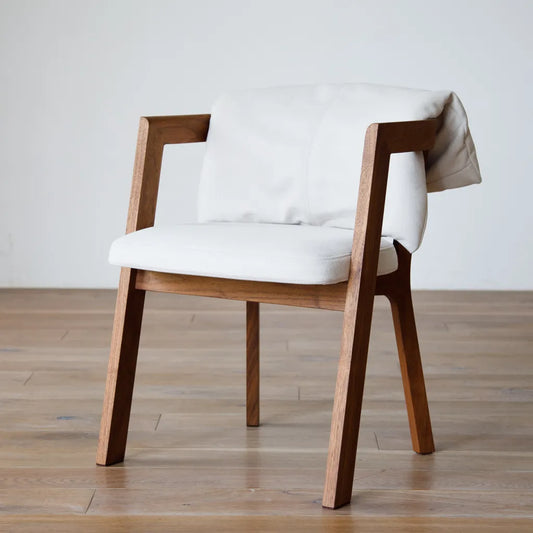 アウトレット SOLIDO Arm Chair walnut カプリスヘンプ｜A1108