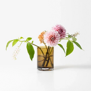 Cylinder D10×H13 フラワーベース（オリーブ） ｜Henry Dean – PIANO ISOLA