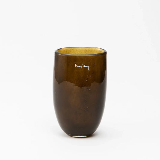 Joe W11×D6.5×H16 フラワーベース（オリーブ） ｜Henry Dean